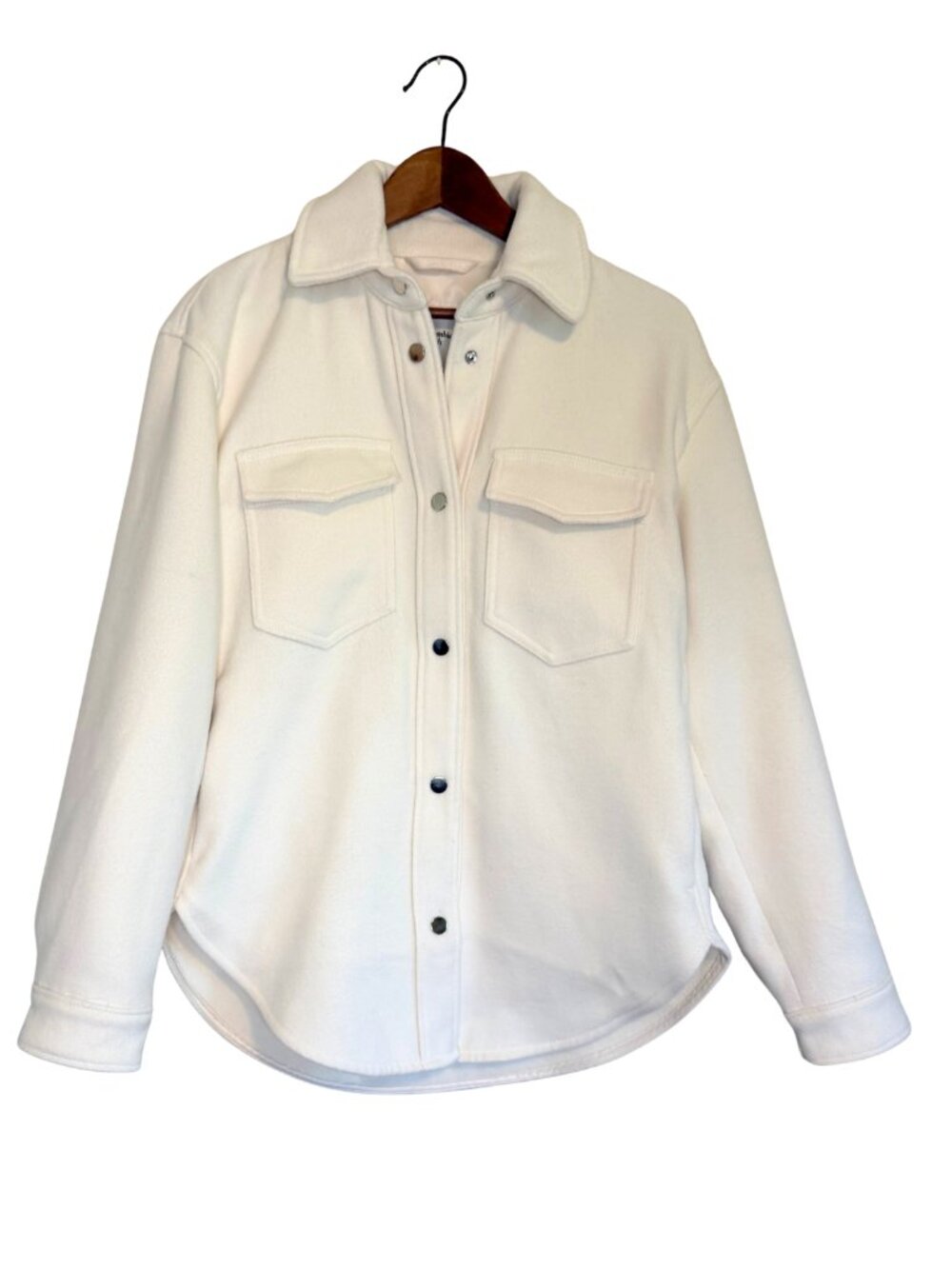 Abercrombie & Fitch Cream Shacket Oversized Size S